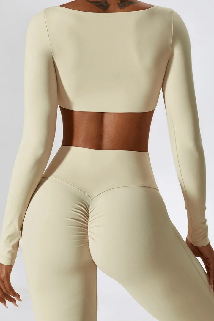 Top_longsleeves_pant_woman_gym_Fitness_yoga